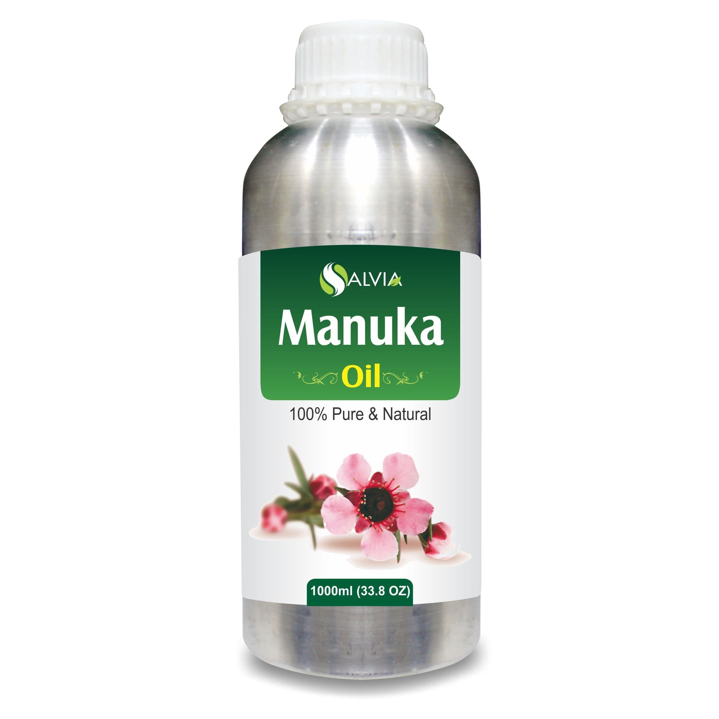 Salvia Natural Essential Oils 1000ml Manuka Oil (Leptospermum-Scoparium) Natural Pure Undiluted Essential Oil Cleanses Skin, Reduces Acne, Promotes Skin Health & More Salvia Natural Essential Oils 1000ml Manuka Oil (Leptospermum-Scoparium) Natural Pure Undiluted Essential Oil Cleanses Skin, Reduces Acne, Promotes Skin Health & More